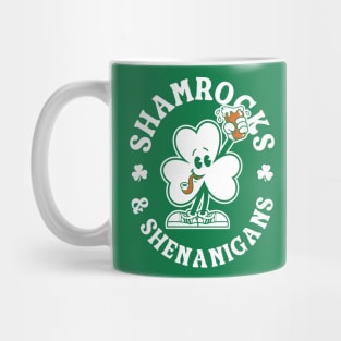 Shamrocks & Shenanigans Cartoon - St Paddy's Day Irish Pride Mug